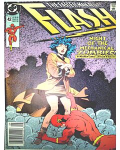 Flash (1987) #  42 Newsstand (5.0-VGF)