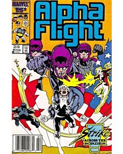 Alpha Flight (1983) #  43 Newsstand (8.0-VF) 1st Sentinels MK VI Sebastian Shaw