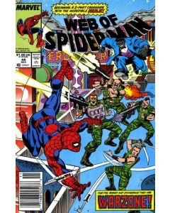 Web of Spider-Man (1985) #  44 Newsstand (6.0-FN) Hulk/Mr. Fixit