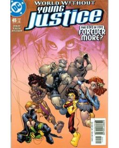 Young Justice (1998) #  45 Tag on Back (6.0-FN) World Without Young Justice