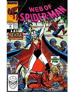 Web of Spider-Man (1985) #  46 (7.0-FVF) Nekra Hank Pym Scarlet Witch