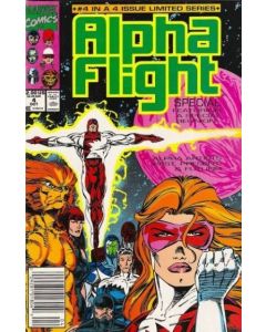 Alpha Flight Special (1991) #   4 Newsstand (7.0-FVF) Avengers, FINAL ISSUE