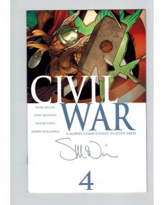 Civil War (2006) #   4 Signed by Steve McNiven (7.0-FVF) (1710223)