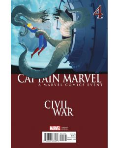 Captain Marvel (2016) #   4 CIVIL WAR VARIANT (9.0-NM)