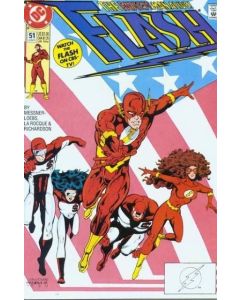 Flash (1987) #  51 (7.0-FVF) Lady Flash, Pied Piper, Kapitalist Kouriers, Proletariat