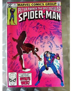 Spectacular Spider-Man (1976) #  55 UK Price (6.0-FN) Nitro, Frank Miller cover
