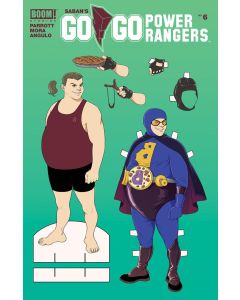 Go Go Power Rangers (2017) #   6 Cover E (8.0-VF) Paper Doll Variant