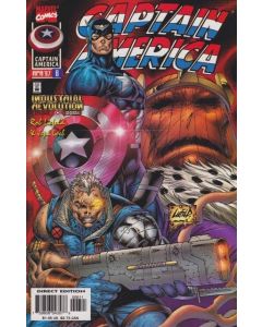 Captain America (1996) #   6 (6.0-FN) Cable, Price tag back cover
