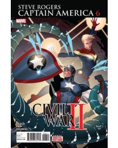 Captain America Steve Rogers (2016) #   6 (9.0-NM) CIVIL WAR II
