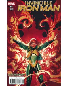 Invincible Iron Man (2017) #   6 Cover B (8.0-VF) Resurrxion Variant