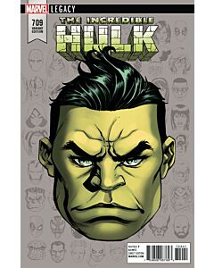 Incredible Hulk (2017) # 709 Legacy Headshot Variant Cover (9.0-NM)