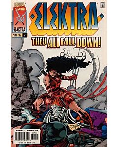 Elektra (1996) #   7 (6.0-FN) Price tag back cover