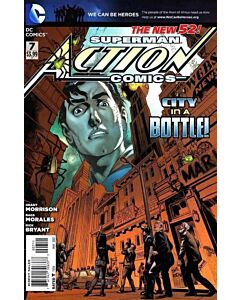 Action Comics (2011) #   7 COVER A (8.0-VF) City in a Bottle