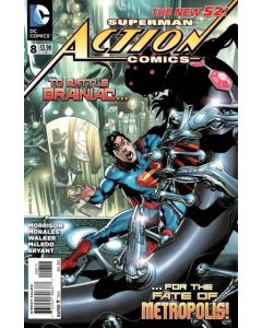 Action Comics (2011) #   8 (8.0-VF) Brainiac