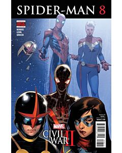 Spider-Man (2016) #   8 (9.0-VFNM) Miles Morales Civil War II