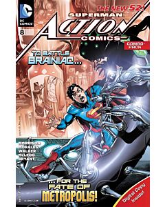 Action Comics (2011) #   8 COVER D (8.0-VF) COMBO-PACK