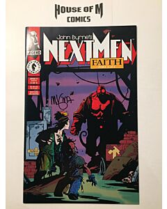 Next Men (1992) #  21 (7.5-VF-) (591731) Signed by Mike Mignola 1st appearance HELLBOY