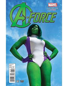 A-Force (2016) #   1 Cover B 1:15 (8.0-VF) Cosplay Variant