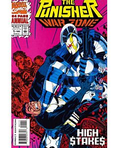 Punisher War Zone (1992) ANNUAL #   1 (7.0-FVF) No polybag, No card