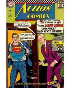 Action Comics (1938) # 345 (4.0-VG) Allen Funt, Supergirl