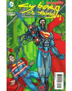 Action Comics (2011) #  23.1 Cover A Lenticular (9.2-NM) Cyborg Superman