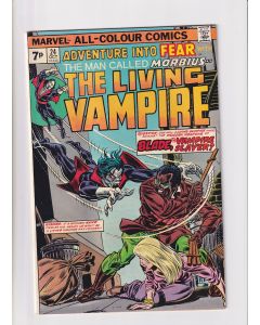 Adventure into Fear (1970) #  24 UK Price (6.5-FN+) (2233158) 1st Morbius vs. Blade