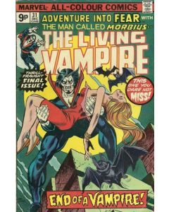 Adventure into Fear (1970) #  31 UK Price (7.0-FVF) MORBIUS