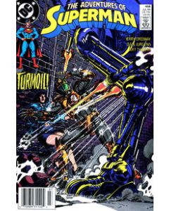 Adventures of Superman (1987) # 456 Newsstand (8.0-VF)