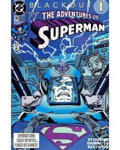 Adventures of Superman (1987) # 484 (9.0-VFNM) Blackout Pt. 1