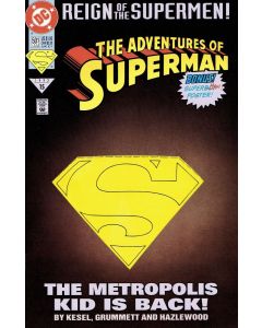 Adventures of Superman (1987) # 501 Die-Cut (7.0-FVF)