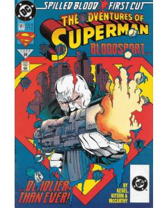 Adventures of Superman (1987) # 507 DC Logo (6.0-FN) Variant, Bloodsport