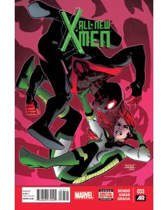 All-New X-Men (2013) #  33 Cover A (6.0-FN) Spider-Man, Tag on back cover