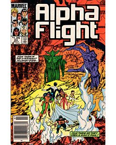 Alpha Flight (1983) #  24 Newsstand (4.0-VG) 1st Great Beasts