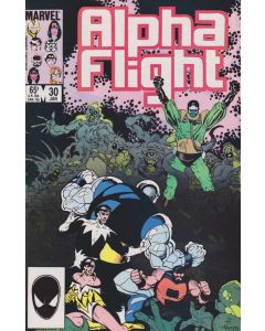 Alpha Flight (1983) #  30 (8.0-VF) Mike Mignola cover & art, 1st Scramble