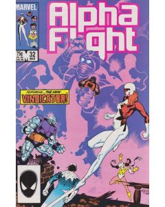Alpha Flight (1983) #  32 (7.0-FVF) Mike Mignola, Vindicator
