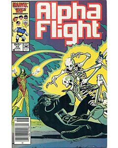 Alpha Flight (1983) #  35 Newsstand (6.0-FN) 1st Eaglet