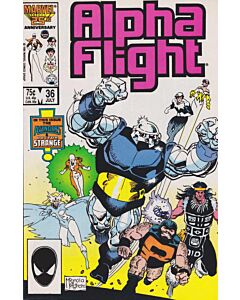Alpha Flight (1983) #  36 (7.0-FVF) Doctor Strange Avengers