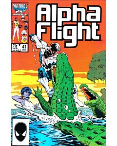 Alpha Flight (1983) #  41 (7.0-FVF) 1st Purple Girl