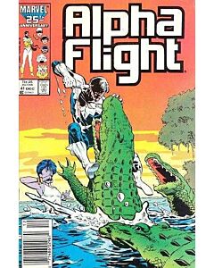 Alpha Flight (1983) #  41 Newsstand (7.0-FVF) 1st Purple Girl