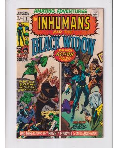 Amazing Adventures (1970) #   3 UK Price DOUBLE COVER (5.0-VGF) (2029690)