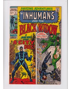 Amazing Adventures (1970) #   5 UK Price (6.5-FN+) (747800) Inhumans, Black Widow