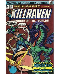 Amazing Adventures (1970) #  32 UK Price (4.0-VG) Killraven