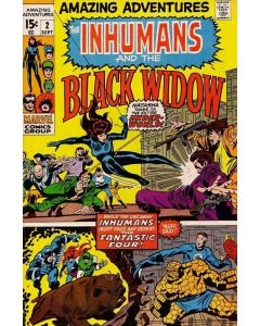 Amazing Adventures (1970) #   2 (5.0-VGF) Inhumans, Black Widow, Fantastic Four