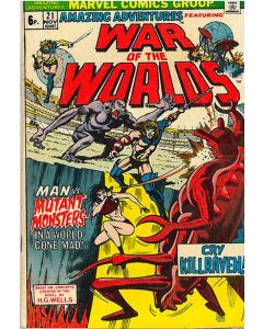 Amazing Adventures (1970) #  21 UK Price (6.0-FN) War of the Worlds