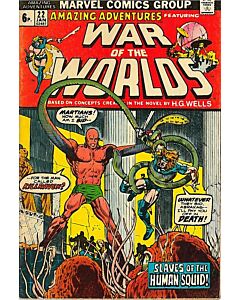 Amazing Adventures (1970) #  22 UK Price (6.0-FN) War of the Worlds