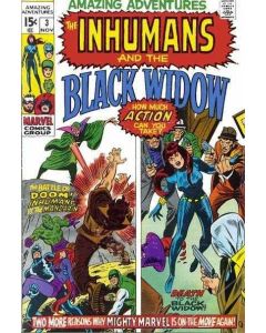 Amazing Adventures (1970) #   3 (5.0-VGF) Mandarin, Inhumans, Black Widow