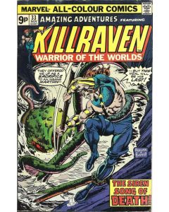 Amazing Adventures (1970) #  33 UK Price (5.0-VGF) Killraven