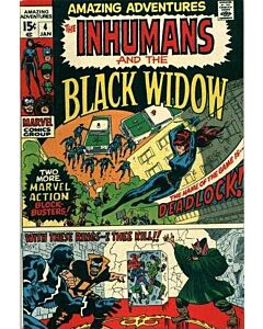 Amazing Adventures (1970) #   4 UK Price (5.0-VGF) Inhumans, Black Widow, Mandarin