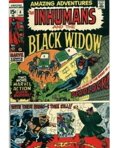 Amazing Adventures (1970) #   4 UK Price (4.0-VG) Inhumans, Black Widow, Mandarin