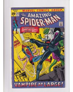 Amazing Spider-man (1963) # 102 (6.5-FN+) (480796) 2nd Morbius, Lizard